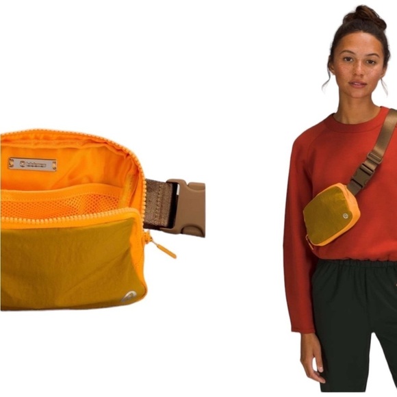 LULULEMON Everywhere Belt Bag Gold Spice / Clementine—NWT - Picture 1 of 6
